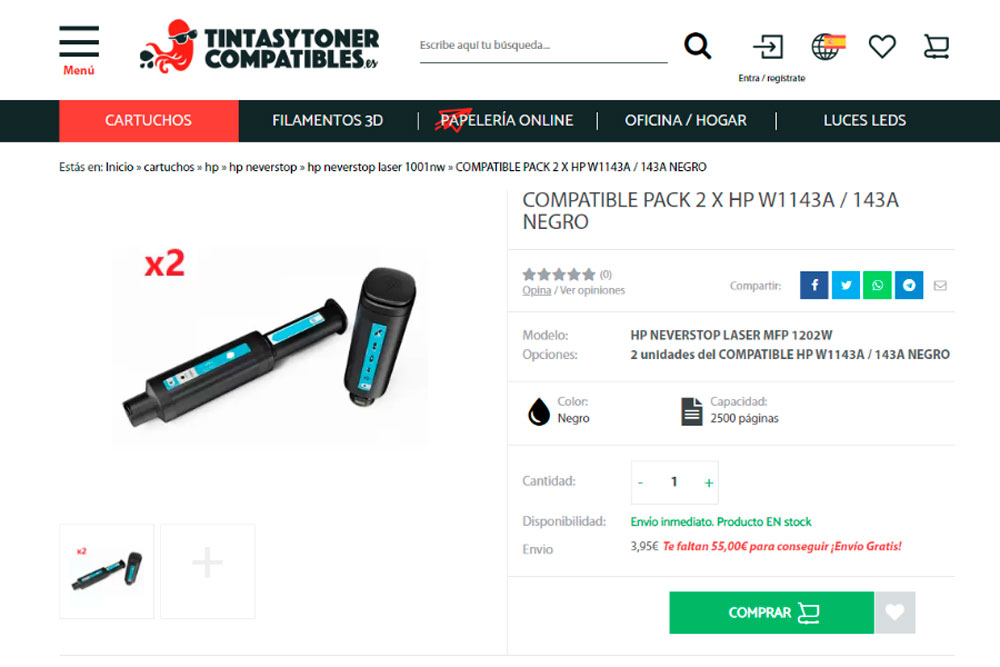 Comprar-tóner-HP-Neverstop-Laser-1001nw