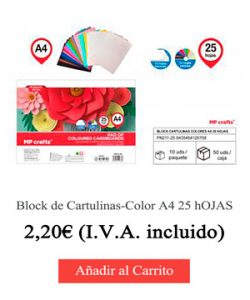 cartulinas de colores
