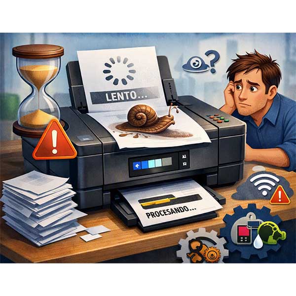 ¿Por qué mi impresora imprime tan lento? Causas y soluciones rápidas