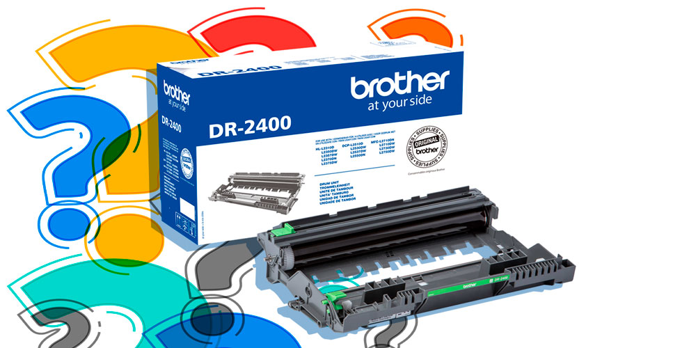 Como hacer reset del tambor o drum DR 2400