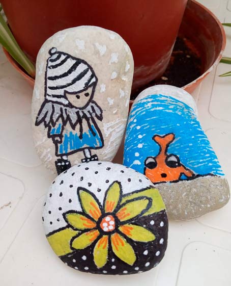 manualidades con piedras
