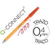 BOLÍGRAFO Q-CONNECT ROJO PUNTA FINA 0,4mm