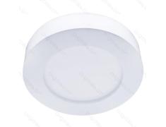 PLAFÓN LED CIRCULAR E6 SLIM / 18W LUZ CÁLIDA 3000K (D226*H34.5mm) MARCO BLANCO DE SUPERFICIE
