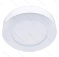 PLAFÓN LED CIRCULAR E6 SLIM / 16W LUZ NATURAL 4000K (D176.5*H34.5mm) MARCO BLANCO DE SUPERFICIE