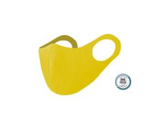 MASCARILLA HIGIÉNICA REUTILIZABLE SOFELL AMARILLA PARA NIÑOS - 25 lavados - 1 UNIDAD