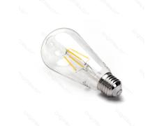 Bombilla de Filamento LED E27 ST64 4W Luz Cálida 2700K