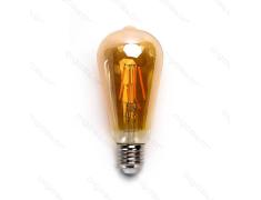 Bombilla de Filamento LED E27 ST64 8W Luz Cálida 2200K