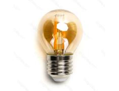 Bombilla de Filamento LED E27 G45 4W Luz Cálida 2200K