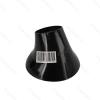 Portalámparas E27 de superficie base inclinada negro
