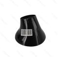 Portalámparas E27 de superficie base inclinada negro
