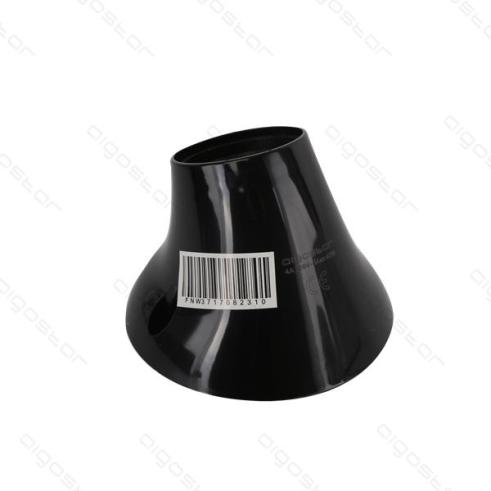 Portalámparas E27 de superficie base inclinada negro