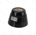 Portalámparas Cerámico E27 de superficie recto negro
