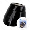 Portalámparas Cerámico E27 de superficie con base inclinada Negro