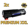 Compatible Pack 2 x HP CE278A Premium XXXL 3.000 Páginas