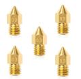 Pack de 5 Extrusora de cabeza de latón 0.3mm