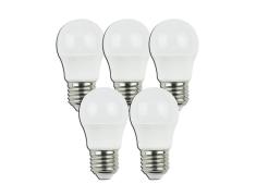 Pack de 5 Bombillas LED A5 G45 / 4W E27 Luz Cálida 3000K