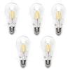Pack 5 Bombillas de Filamento LED E27 ST64 4W Luz Cálida 2700K