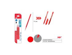 Recambio para Bolígrafo Borrable Rojo MP (3 Ud)