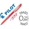 Pilot Bolígrafo de Gel Borrable Frixion Point Rojo