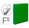 Carpeta de 2 Anillas 40mm de Plástico Verde