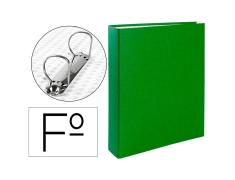 Carpeta de 2 Anillas 40mm de Plástico Verde