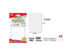 Etiquetas Autoadhesivas Redondas Blancas Ø13mm 385u