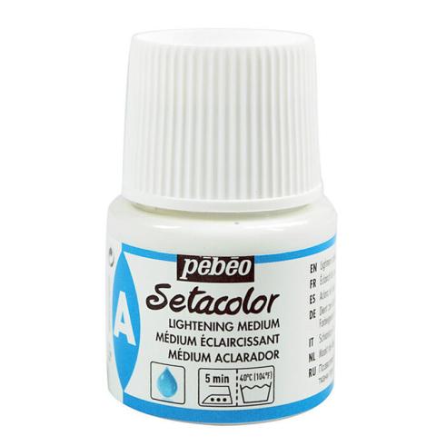 Pintura Pébéo Setacolor Medium Aclarador 45 ml