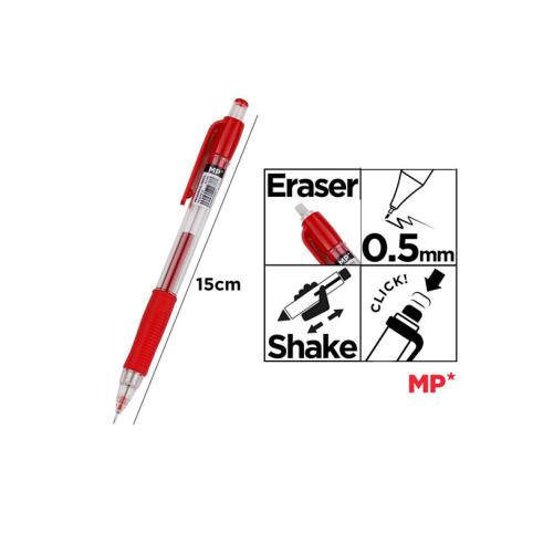 Portaminas de Fácil Agarre 0.5 mm Rojo MP