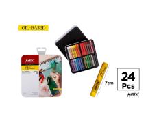 Set de Pinturas Pastel al Óleo 24 Colores