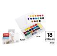 Pintura Acuarela Sólida 18 Colores