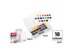 Pintura Acuarela Sólida 18 Colores