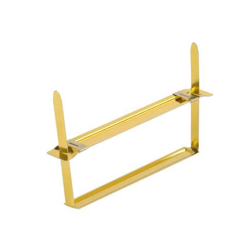 FASTENER Q-CONNECT METÁLICO DORADO CAJA DE 100