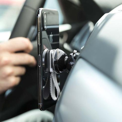 Soporte Magnético Direccionable Azul de Móvil para Coche