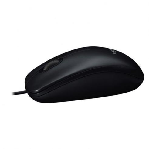 Ratón Logitech B100 USB 800dpi de 3 Botones con Cable de 1.80m