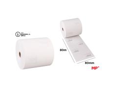 4 ROLLOS PAPEL TERMICO 80 x 80 mm
