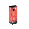 5* BOLIGRAFO RETRACTIL TRAZO 0.3 MM. ROJO