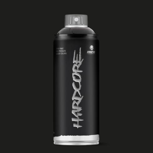 Spray de Pintura Montana Colors Hardcore Negro Mate