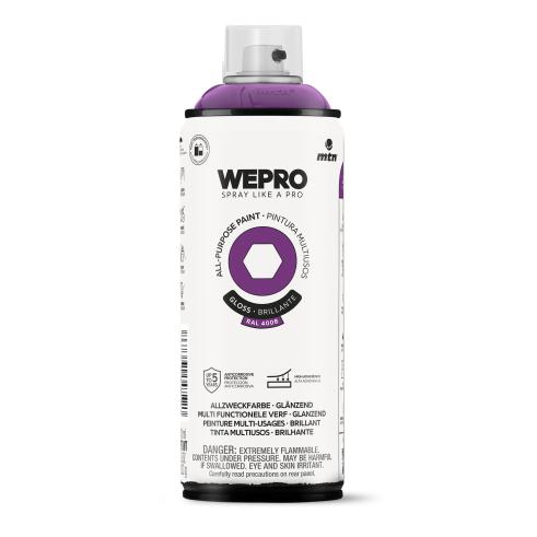 Spray MTN WEPRO Solvent Brillante VIOLETA FOLK - RAL 4008
