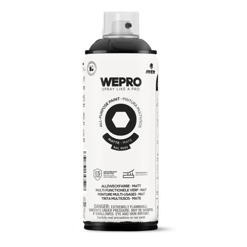 Spray MTN WEPRO Solvent Mate NEGRO COSMOS - RAL 9005