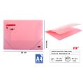 CARPETA CON GOMAS Y SOLAPAS A4 ROSA MP