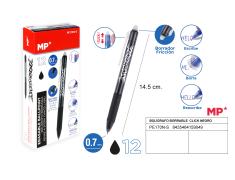 BOLIGRAFO BORRABLE CLICK NEGRO MP