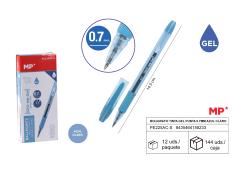 BOLIGRAFO TINTA GEL PUNTA 0.7mm AZUL CLARO MP