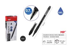 BOLIGRAFO TINTA GEL PUNTA 0.7mm NEGRO MP