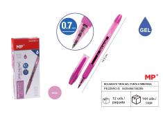 BOLIGRAFO TINTA GEL PUNTA 0.7mm ROSA MP