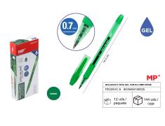 BOLIGRAFO TINTA GEL PUNTA 0.7mm VERDE MP