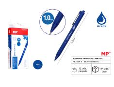 BOLIGRAFO TINTA ACEITE 1.0mm AZUL MP
