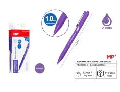BOLIGRAFO TINTA ACEITE 1.0mm MORADO MP