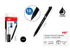 BOLIGRAFO TINTA ACEITE 1.0mm NEGRO MP