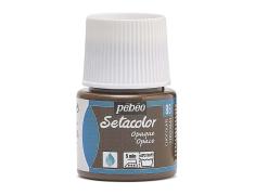 Pintura Pébéo Setacolor Opaco Chocolate 45 ml