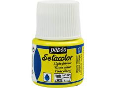 Pintura Pébéo Setacolor Tejidos Claros Amarillo Limón 45 ml